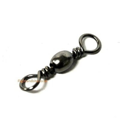 KENLEY BRONZED BRASS BARREL SWIVELS 1/0 PK OF 10