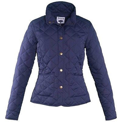 TOGGI SANDOWN LADIES DIAMOND QUILTED JACKET - NAVY