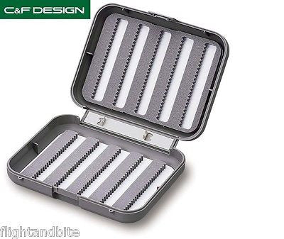 C&F Design CF-2566+ Standard Fly Case - Medium Size 7.3x4.2x1.6 Inch Trout Fly Storage