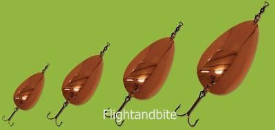 Allcock Copper and Silver Extra Heavy Spoon Fishing Tackle and Bait