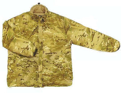 SNUGPAK SLEEKA CAMO REVERSIBLE JACKET - A / TACS DESERT TAN - SIZE LARGE