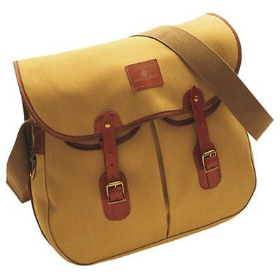 HOUSE OF HARDY "TEST" - CLASSIC LEATHER AND CANVAS FISHING BAG